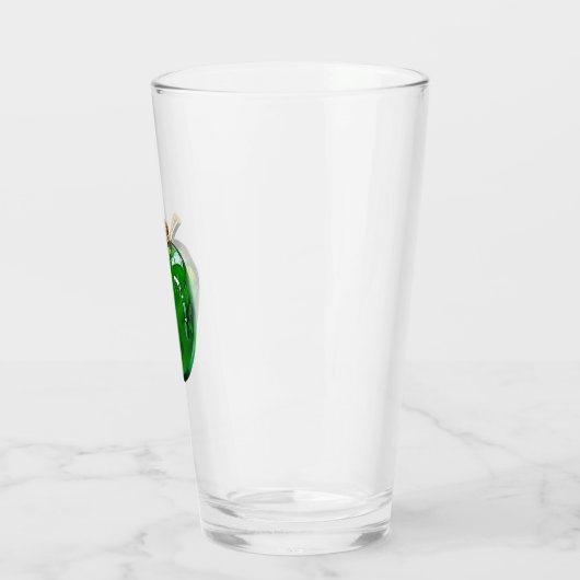 Zwart aardbeiglas glas (Links)