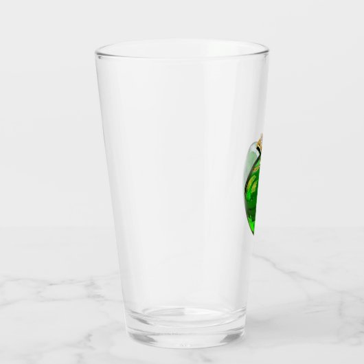 Zwart aardbeiglas glas (Rechts)