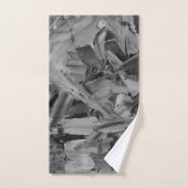 Zwart Abstract Handdoek (Handdoek)