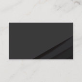 Zwart Abstract paneel | Logo met wieloverbrenginge Visitekaartje (Achterkant)