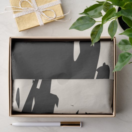 Zwart Abstract papier voor zwart weefsel (Geschenk)