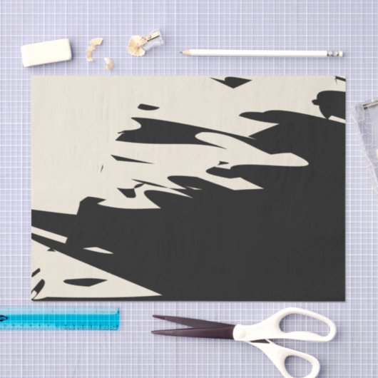 Zwart Abstract papier voor zwart weefsel (Craft)