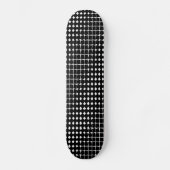 Zwart abstract patroon persoonlijk skateboard (Voorkant)
