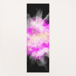 Zwart Abstracte kracht Yoga Workout Modern Yoga Ma Yogamat