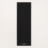 Zwart Abstracte kracht Yoga Workout Modern Yoga Ma Yogamat (Achterkant)