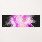 Zwart Abstracte kracht Yoga Workout Modern Yoga Ma Yogamat (Voorkant (horizontaal))