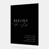 Zwart Acryl Repetitie Diner Welkom Teken Acryl Bord (Hoek)