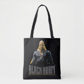 Zwart Adam-teken en naam grafisch Tote Bag (Voorkant)