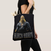 Zwart Adam-teken en naam grafisch Tote Bag (Dichtbij)