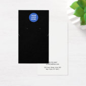 Zwart add Logo Ketting Verdien Display Card Visitekaartje (Bureau)
