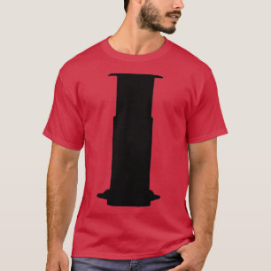 Zwart Aeropress-bord - Beperkte druk ontwerp T-shirt