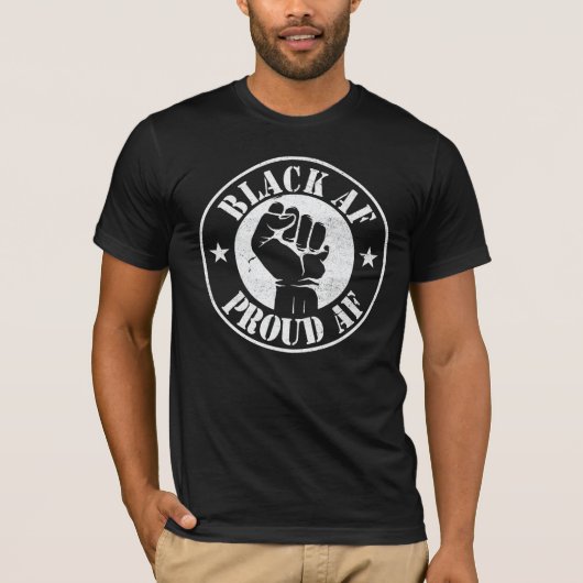 Zwart Af Afro-Amerikaans Cool Zwart Geschiedenis M T-shirt (Voorkant)