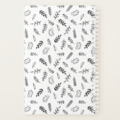 Zwart afdrukstation planner (Achterkant)