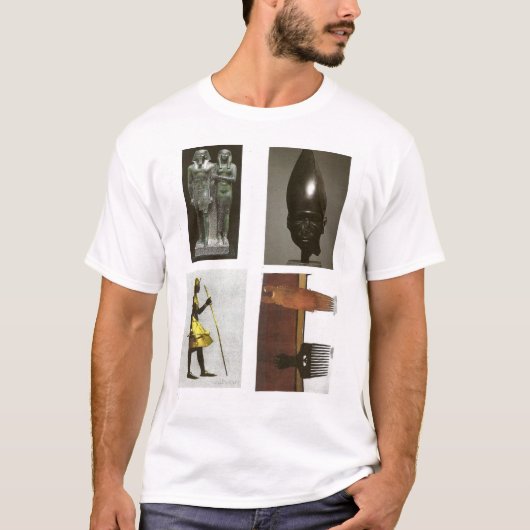 ZWART AFRIKA GESCHIEDENIS MANNEN T-SHIRT (Voorkant)