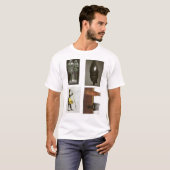 ZWART AFRIKA GESCHIEDENIS MANNEN T-SHIRT (Voorkant volledig)