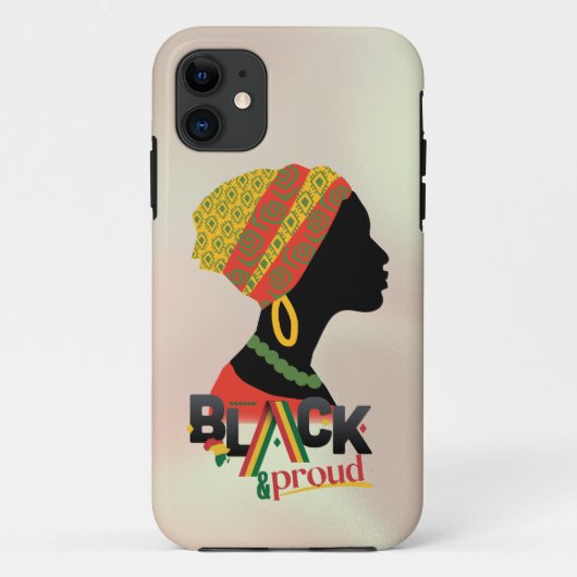 Zwart-Afrikaans Amerikaans meisje Case-Mate iPhone Case (Achterkant)