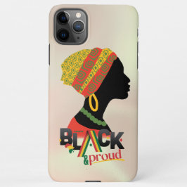 Zwart-Afrikaans Amerikaans meisje iPhone 11Pro Max Hoesje