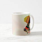 Zwart-Afrikaans Amerikaans meisje Koffiemok (Voorkant rechts)