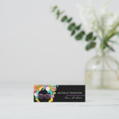 Zwart-Afrikaans Vrouw Visitekaartje (Staand voorkant)