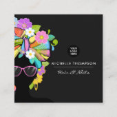 Zwart-Afrikaans Vrouw Visitekaartje (Voorkant)