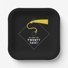 Zwart Afstuderen 2025 Papieren Bordje