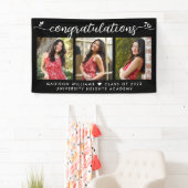 Zwart Afstuderen 3 Fotografie Moderne kalligrafie  Spandoek (Insitu)