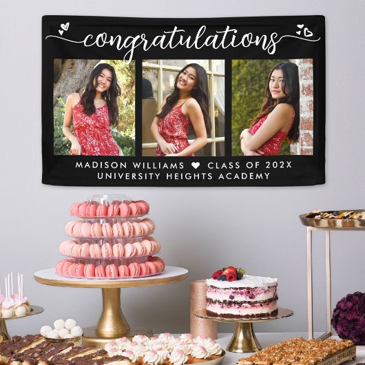 Zwart Afstuderen 3 Fotografie Moderne kalligrafie  Spandoek