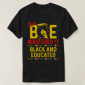 Zwart Afstuderen Bae Masters Afstuderen 1807 T-shirt (Design voorkant)