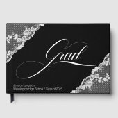 zwart Afstuderen Gastenboek (Voorkant)