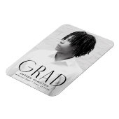 Zwart Afstuderen met moderne eenvoud Magneet (Linkerzijde)