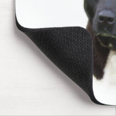 Zwart Akita Geschiedenis Ontwerp Muismat (Hoek)