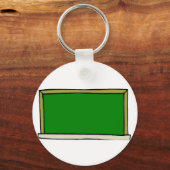 Zwart alkbord sleutelhanger (Voorkant)