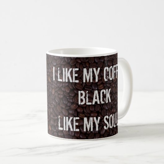 Zwart als mijn Mok met soep (Voorkant rechts)