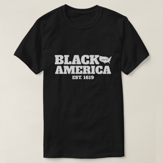 Zwart Amerika - Een MisterP Shirt (Design voorkant)