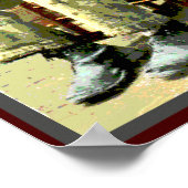 Zwart-Amerika  Man leesboek Poster (Hoek)