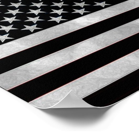 Zwart Amerika Poster (Hoek)