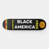 ZWART AMERIKA WAS NOOIT VRIJ Skateboard (Horizontaal)