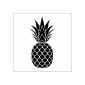Zwart Ananas Rubber Stamp Rubberstempel (Afrduk)