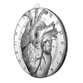Zwart anatomisch hart dartbord (Voorkant Rechts)