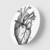 Zwart anatomisch hart ronde klok (Hoek)