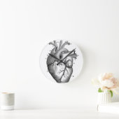 Zwart anatomisch hart ronde klok (Huis)