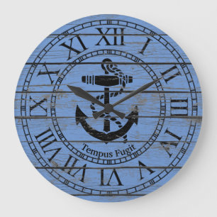 Zwart Anchor Personaliseren Grote Klok