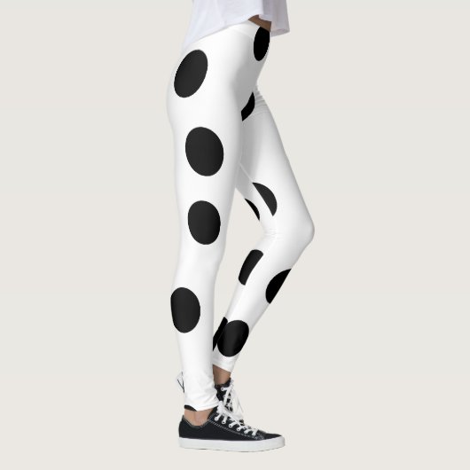 zwart_and_white_dalmatian_spot_patroon leggings (Rechts)