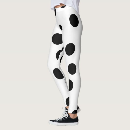 zwart_and_white_dalmatian_spot_patroon leggings (Links)