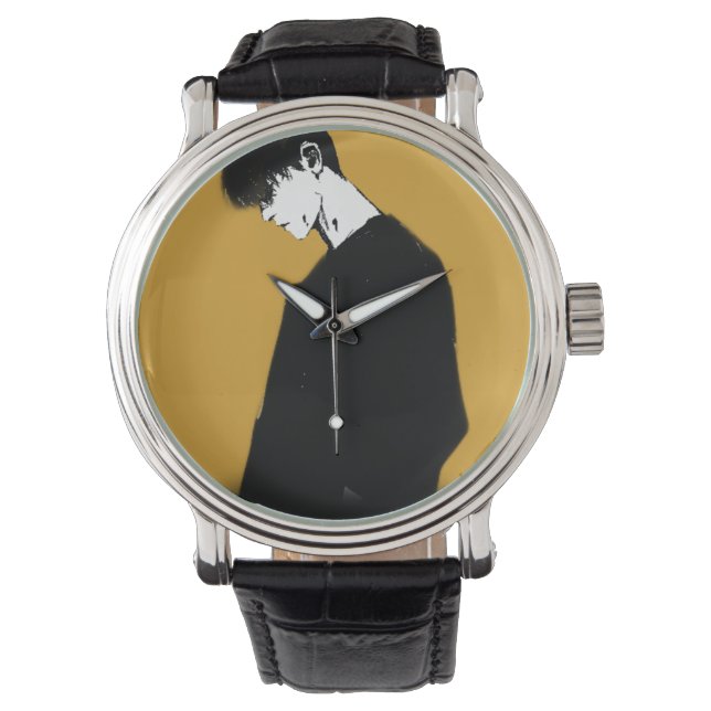 Zwart Anime eWatch Horloge (Voorkant)