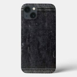 Zwart Antiek boek iPhone 13 Hoesje