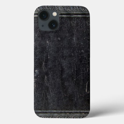 Zwart Antiek boek Case-Mate iPhone Case (Achterkant)