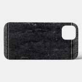 Zwart Antiek boek Case-Mate iPhone Case (Achterkant (horizontaal))