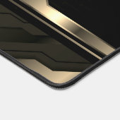 Zwart Antiek Silver Gaming Achtergrond Bureaumat (Hoek)