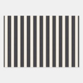 Zwart & Antiek Wit Patronen Collectie Inpakpapier Vel (Voorkant 2)